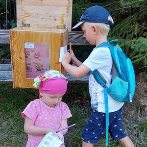 Der Briefkasten-Weg der Bibliothek Helfenberg