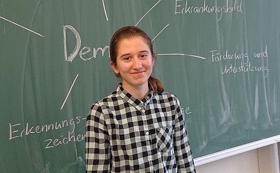 Für Jasmin ist der Lehrgang eine sinnvolle Überbrückung bis zum Einstieg in die Fachausbildung.