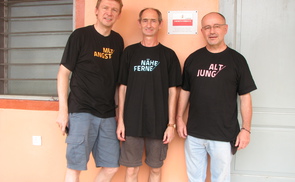 V. l.: Slawomir Dadas, Andreas Reumayr, Br. Günter Mayer. © Missionsstelle