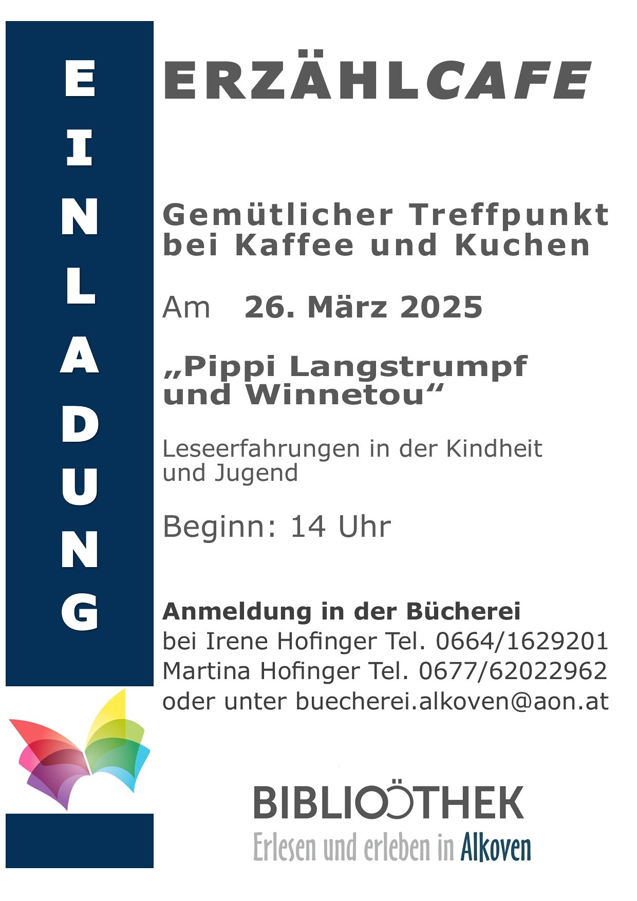Erzählcafe / Bücherei