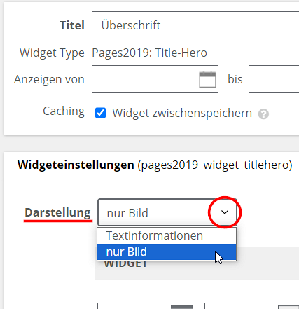 Herobox Darstellung: nur Bild