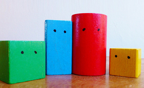Familie bunt